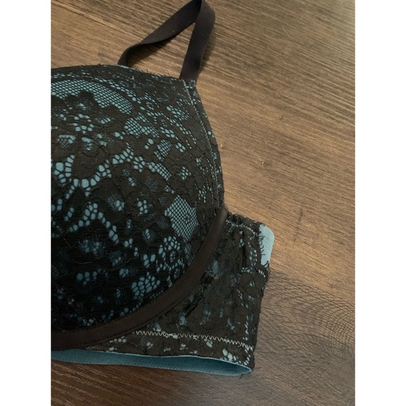 Torrid Sage Eyelash Lace Push-up Plunge Bra 40DD - Picture 9 of 15